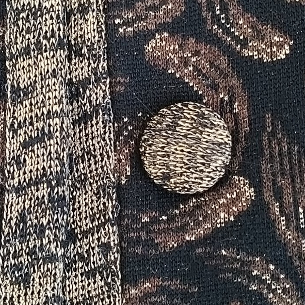 Couture Imports Vintage Black/Gold Jacket M - Picture 5 of 15